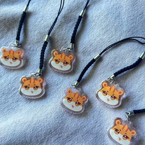 Aniteez-jjoongrami-squirrel-acrylic Phone Charm-captain-phone