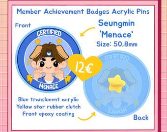 Stray Kids スンミン SKZOO PuppyM ピン - Etsy 日本