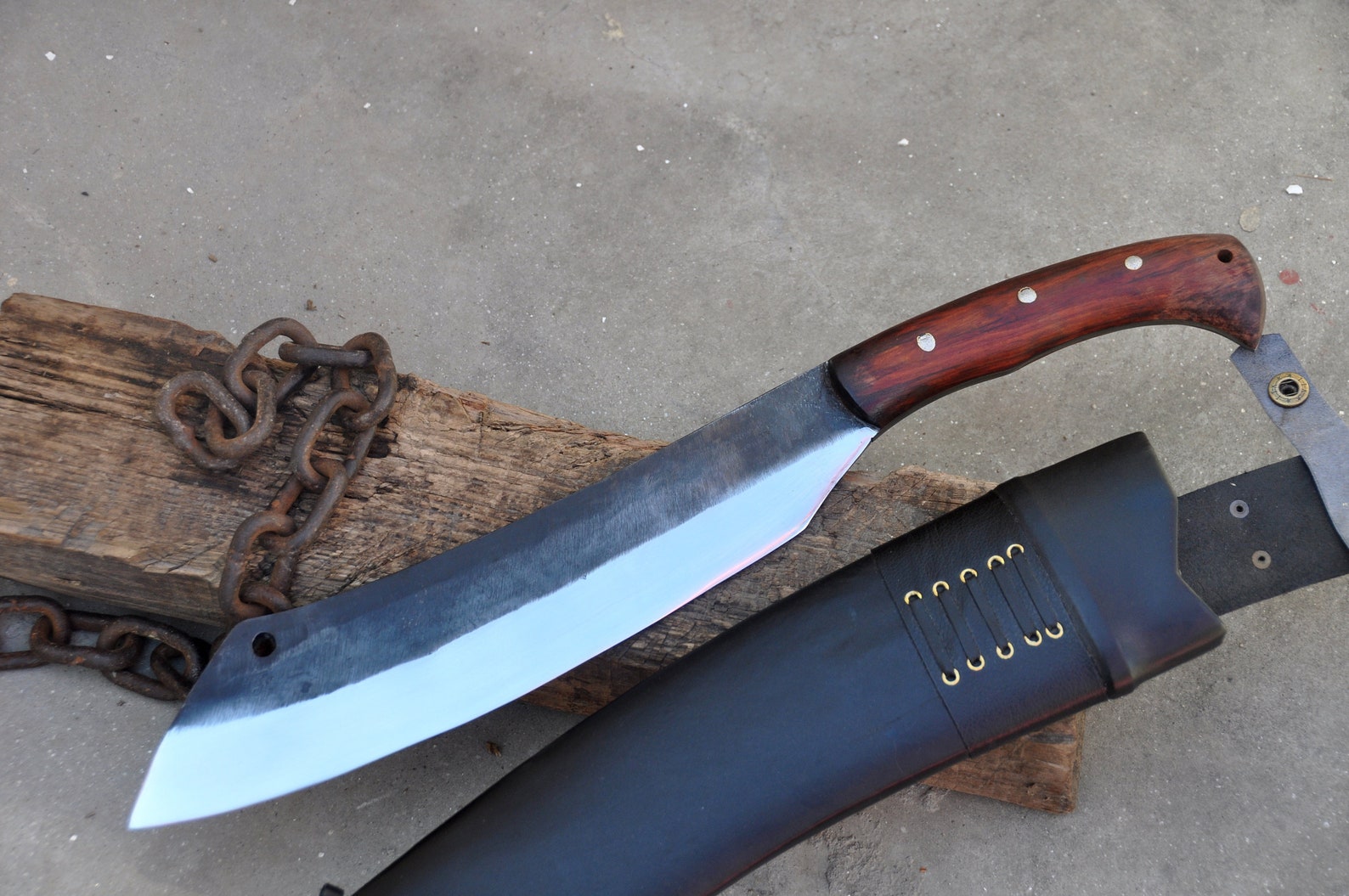 Bushcraft Cleaver12 inches Blade Real working Etsy