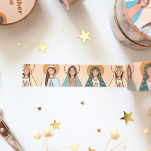 Catholic Washi Tape, Blessed Mother Washi Tape, Catholic Gift, Catholic Stationery, Our Lady