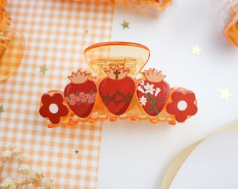 Holy Hearts Hair Clip, Catholic Accessories,  Catholic Gift, Catholic Saint, Gift for Her