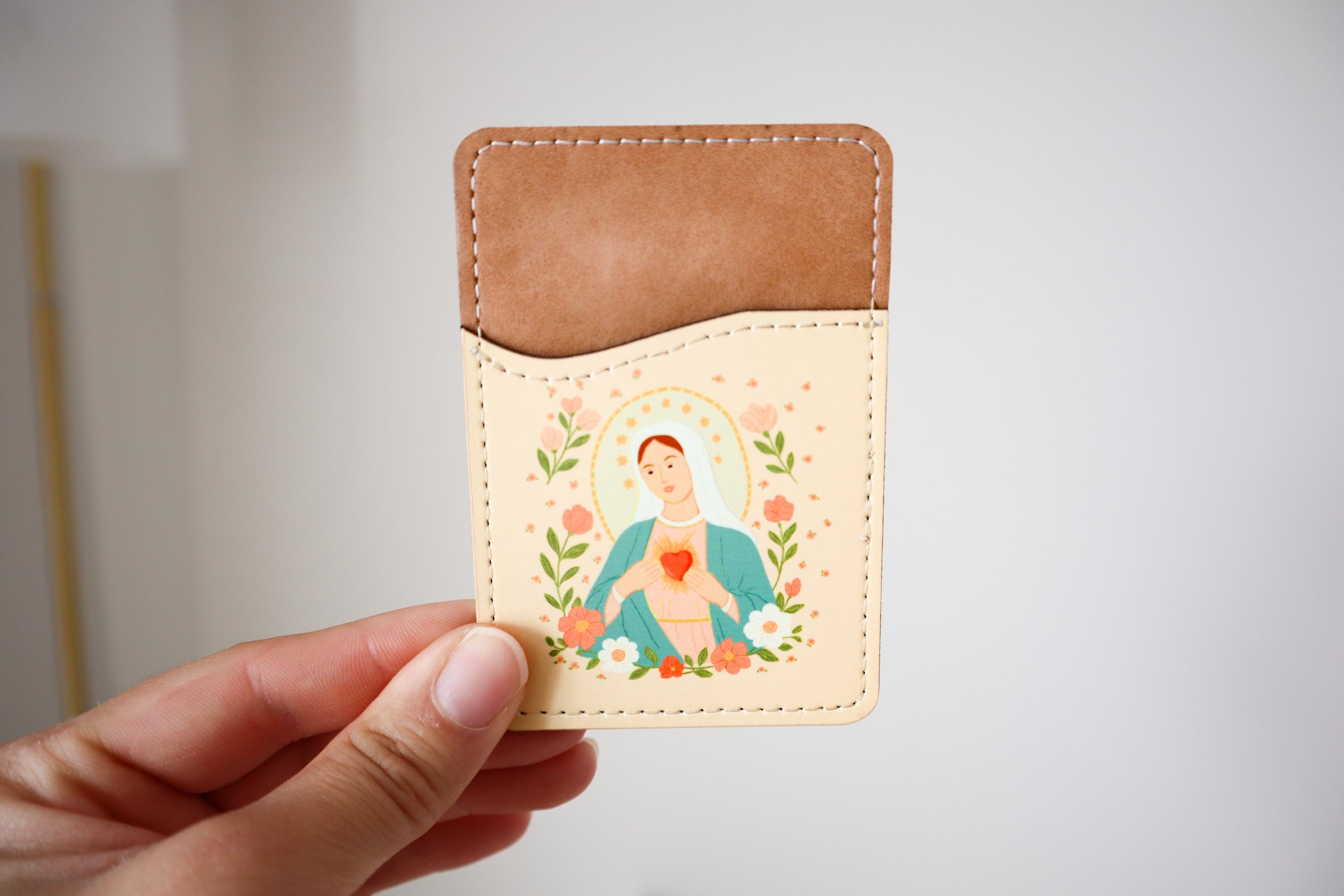 Immaculate Heart Phone Wallet, Catholic Accessory, Catholic Gift, Gifts ...