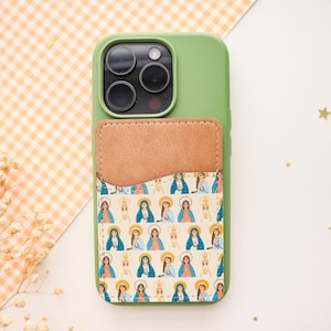 Blessing Mutter Telefon Brieftasche, katholisches Accessoire, katholisches Geschenk, Telefon