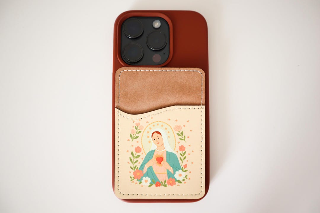 Immaculate Heart Phone Wallet, Catholic Accessory, Catholic Gift, Gifts ...