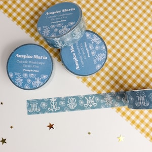 Katholisches Washi Tape, Auspice Maria Washi Tape, katholisches Geschenk, Marian, gesegnete Mutter