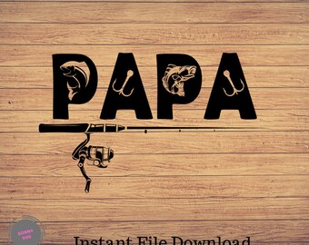 Download Papa Fishing Svg Etsy