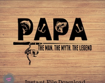 Download Papa Fishing Svg Etsy