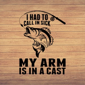 Tuve que llamar para estar enfermo, pesca svg, imágenes prediseñadas de pesca, pescado png, arte lindo de pesca, cricut de pesca, svg lindo, archivos de corte SVG, Png