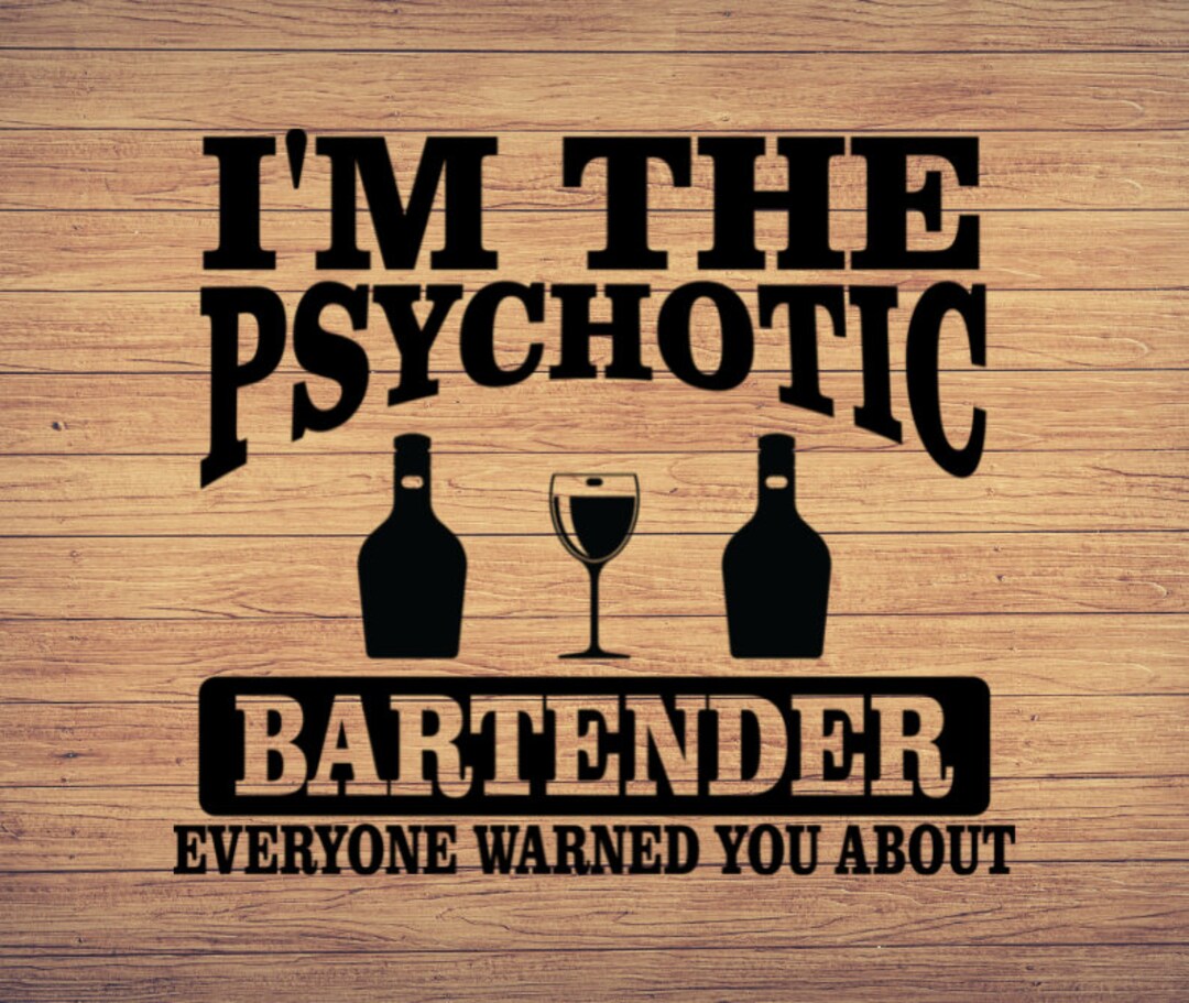 Barkeeper SVG, Bar svg, Barkeeper Sprüche, Barkeeper Humor svg, png