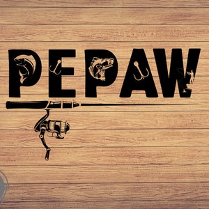 Pepaw Svg, Papa Svg, Reel Cool Papa, Pesca svg, clipart de pesca, pescado png, arte lindo de pesca, cricut de pesca, svg lindo, archivos cortados SVG, Png
