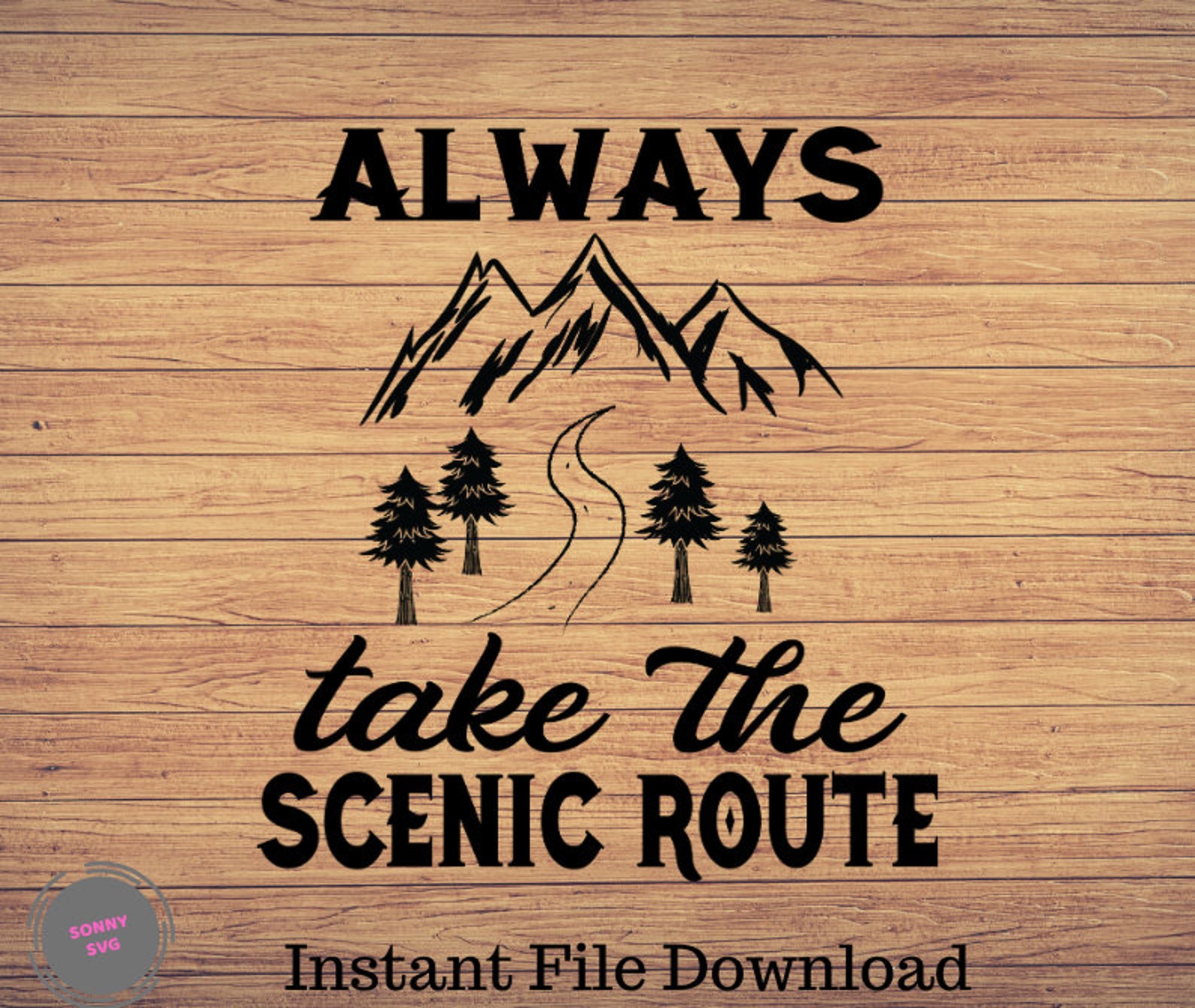 Always Take the Scenic Route Camping SVG Camper SVG Tent - Etsy