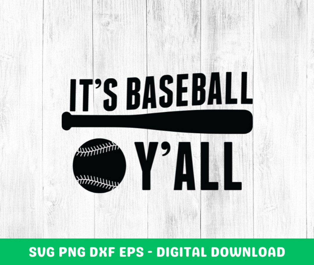 It's Baseball Y'all Svg, Baseball Mom Svg, Silhouette , Baseball Player