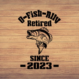 O pesce alleato in pensione dal 2023, pesca in formato svg, clipart di pesca, pesce png, arte carina pesca, pesca cricut, carino svg, tagliare file SVG, Png dxf