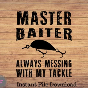 Maestro Baiter scherza sempre con il mio, pesca in formato svg, clipart di pesca, pesce png, arte carina pesca, pesca cricut, carino svg, tagliare file SVG, Png