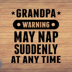 Abuelo advertencia svg, Abuelo svg, Día del padre svg Divertido abuelo Cortar archivo svg, Cricut clipart, Cortar archivos Abuelo svg
