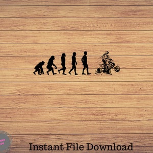 ATV Evolution, 4 wheeler clipart, 4-Wheeler png, atv rider cute art, atv svg-bestanden voor cricut, cute svg, cut files SVG