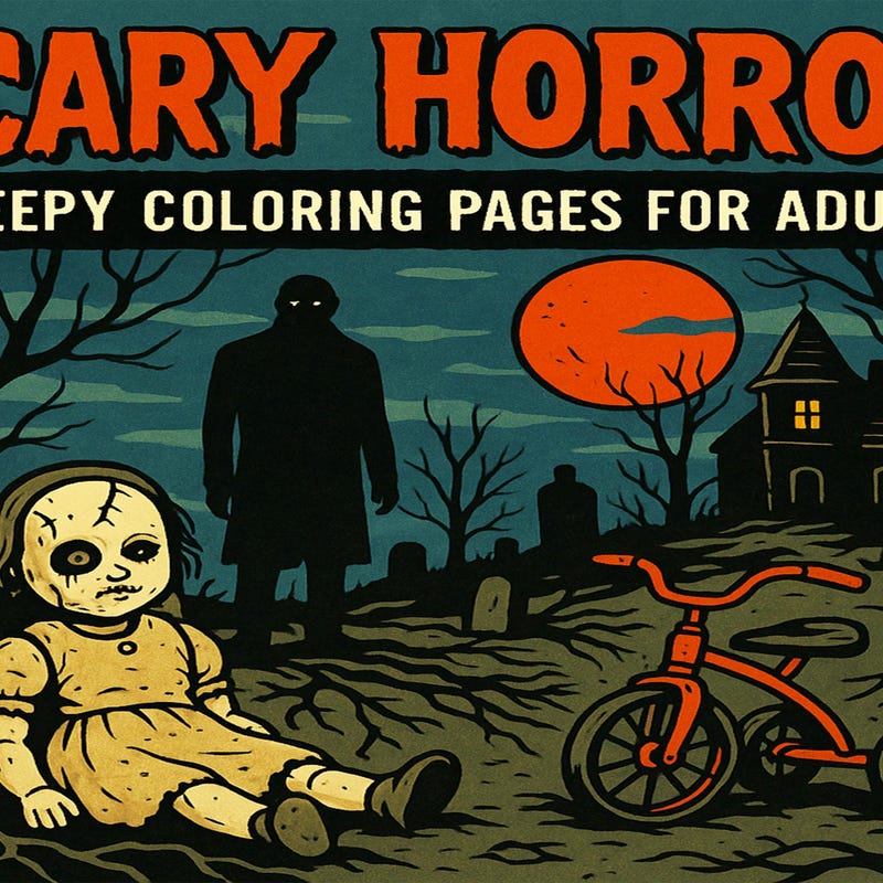 Terrifier Coloring - Etsy