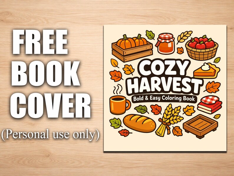 Harvest Coloring Pages – Cozy Autumn Farm Printable Coloring Set image 4