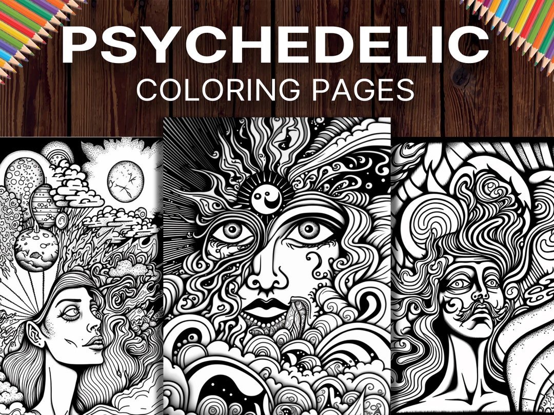 Psychedelic Coloring Book For Adults: Relaxing And Stress Relieving Art For  Stoners(adult coloring Book) (Paperback)