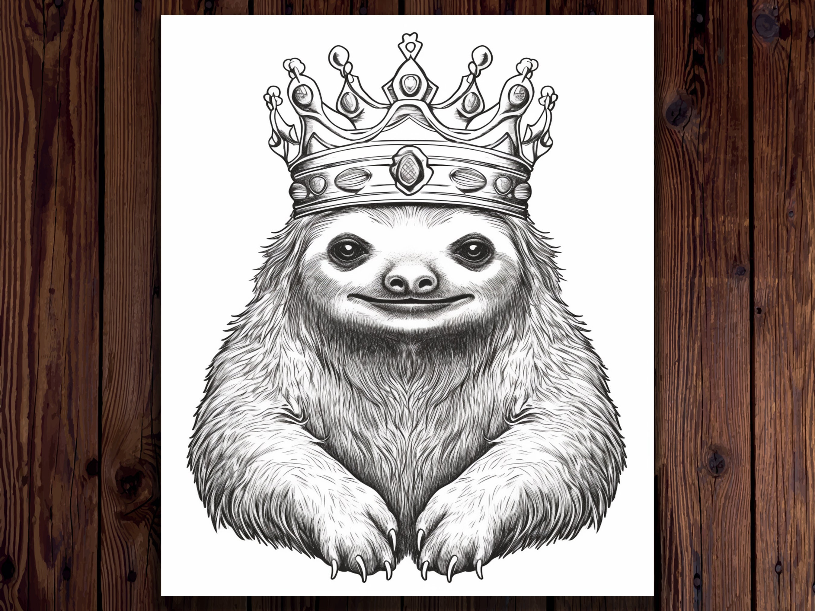 Best Deal for Sloth Coloring Book For Adults: 50 Cute Illustrations Of