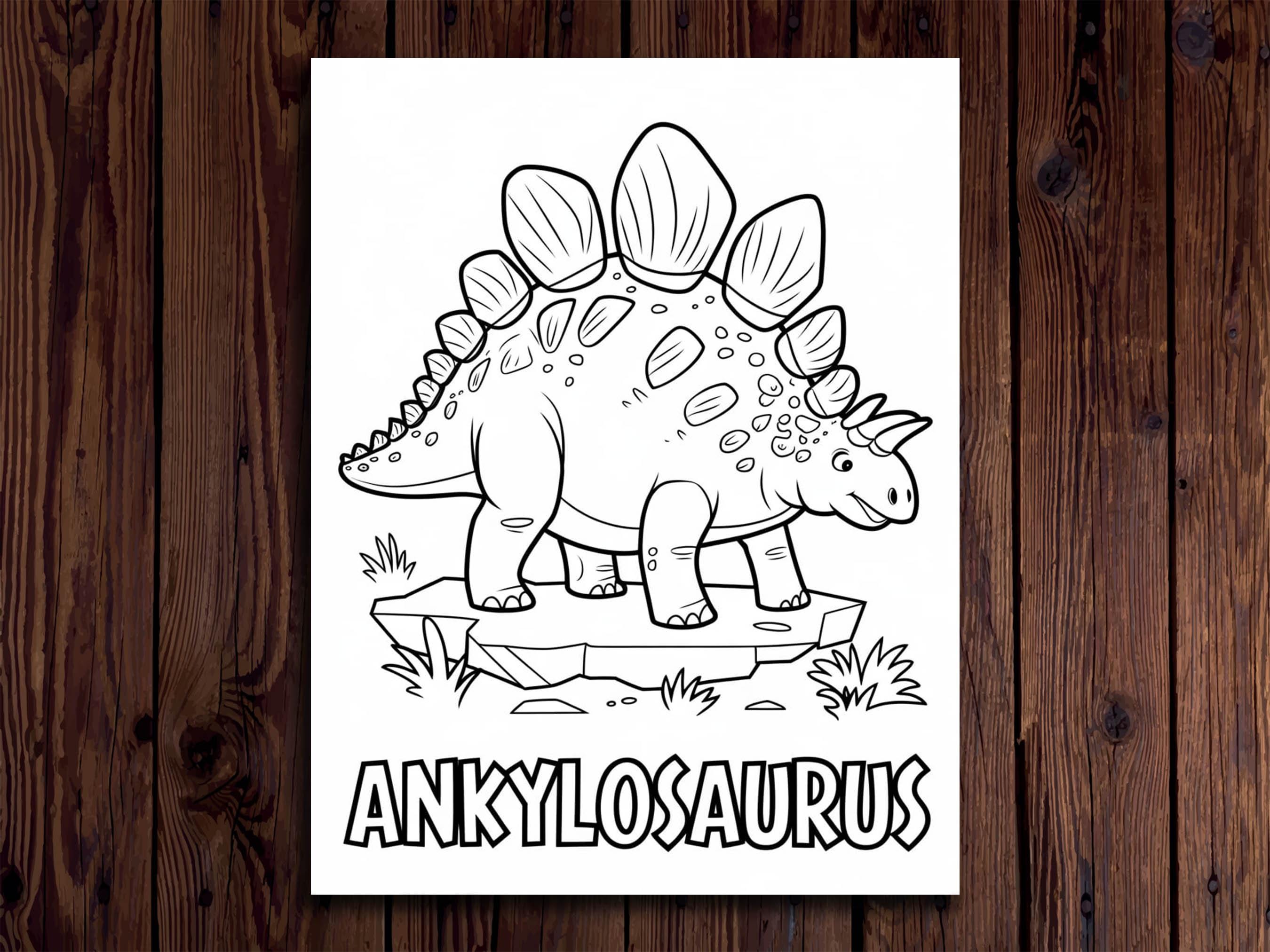 Dinosaur Coloring Pages: 16 Fun Printable Designs for Kids (digital ...