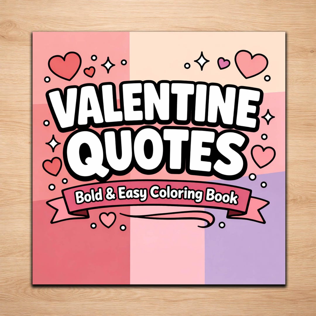 Valentine Quotes Printable Coloring Pages – 20 Sweet &amp; Romantic Quote ...