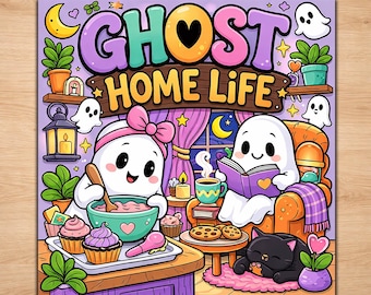 Ghost Kleurplaten – Gedurfde en gemakkelijke afdrukbare Halloween-set