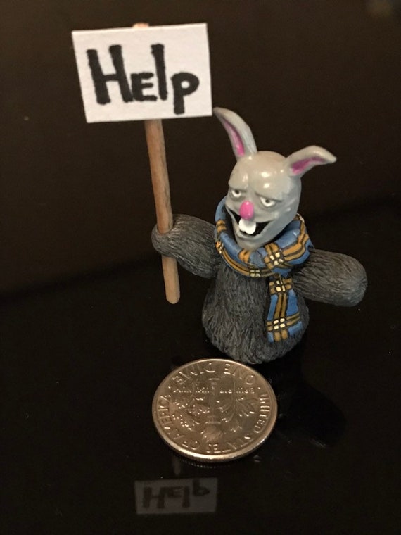 Ramblin Rabbit 1 Inch Action Figure With Removable Head Etsy