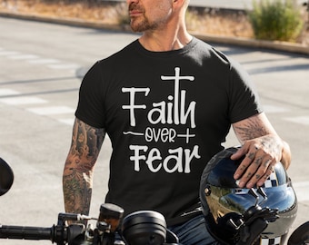 Faith Over Fear Christian T-Shirt, Unisex Fit
