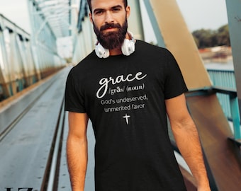 Christian Shirts, Grace, Christian T Shirts, Christian Gifts, Faith Shirt, Faith TShirts, Jesus Shirt, Shirts For Men, Shirts For Women