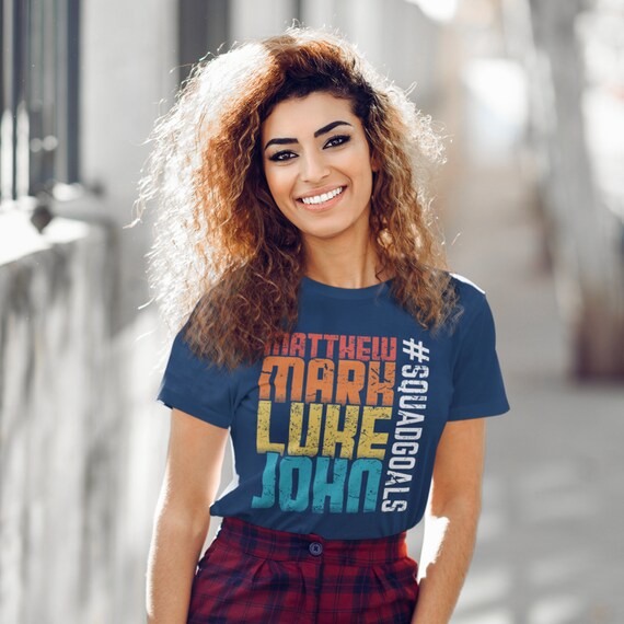 Matthew Mark Luke John Christian Women T shirt Matthew Mark Luke John Christian Women T shirt