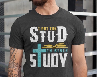 Camiseta "Eu Coloquei o Garfo no Estudo Bíblico", Camiseta Cristã Engraçada