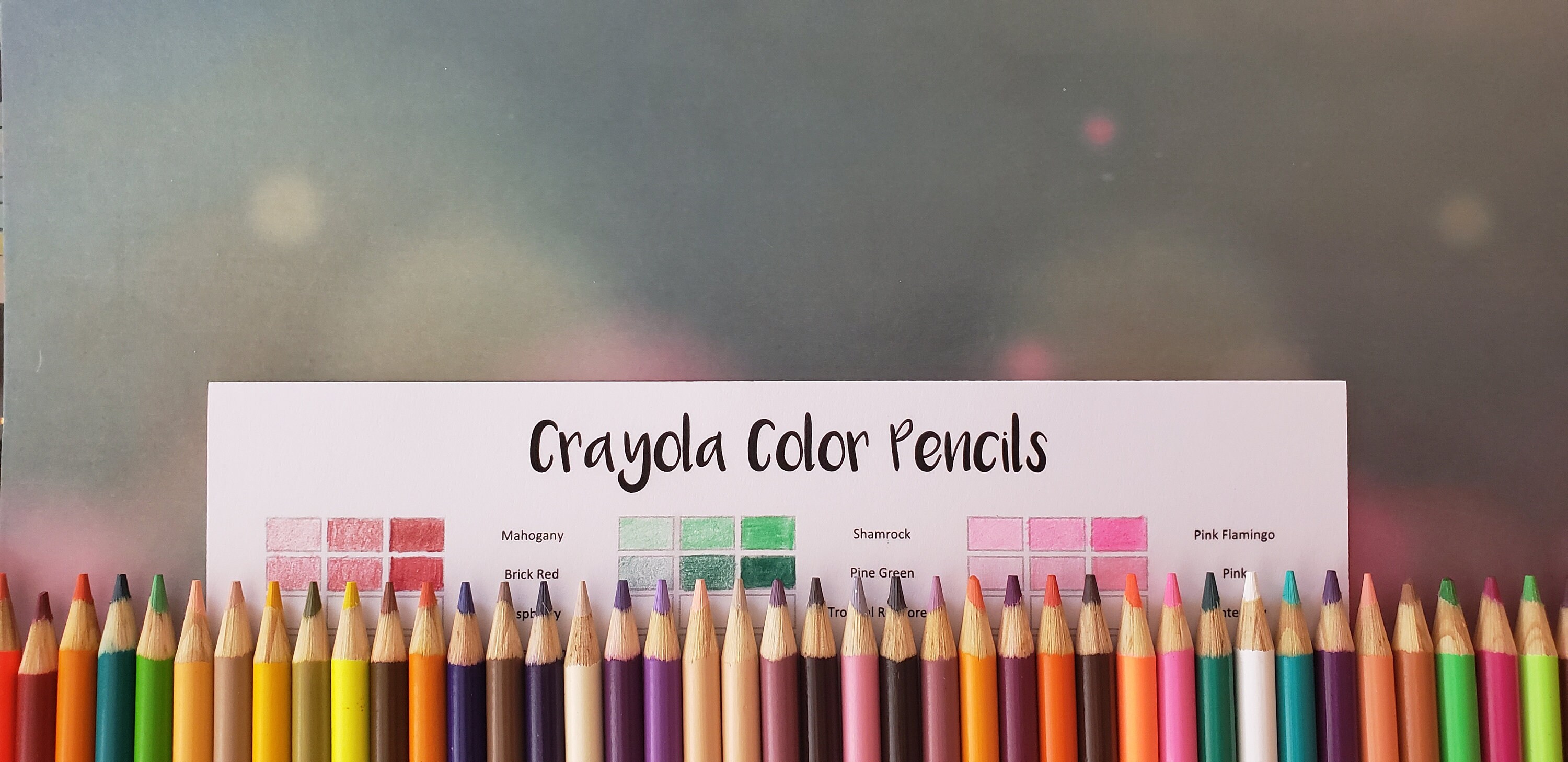 Color Swatch Chart for PRISMACOLOR Colored Pencils 24 Pack PDF