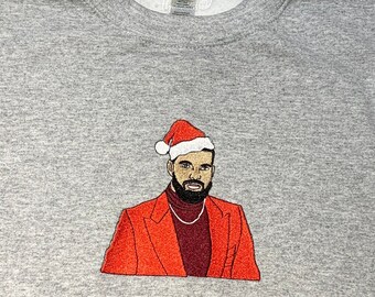 Aubrey Drake Graham, Drake Santa, kersttrui, gezellige kerst, Drake-sweater, hiphoptrui