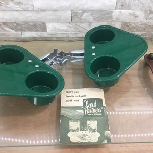 Vintage Karte Partner Getränkehalter