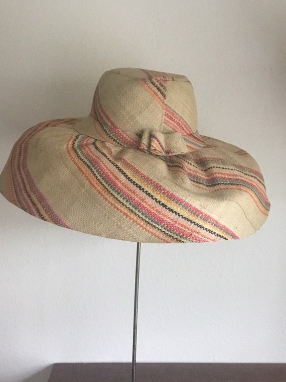 Anthropology Raffia Sun Hat imported by Onigo