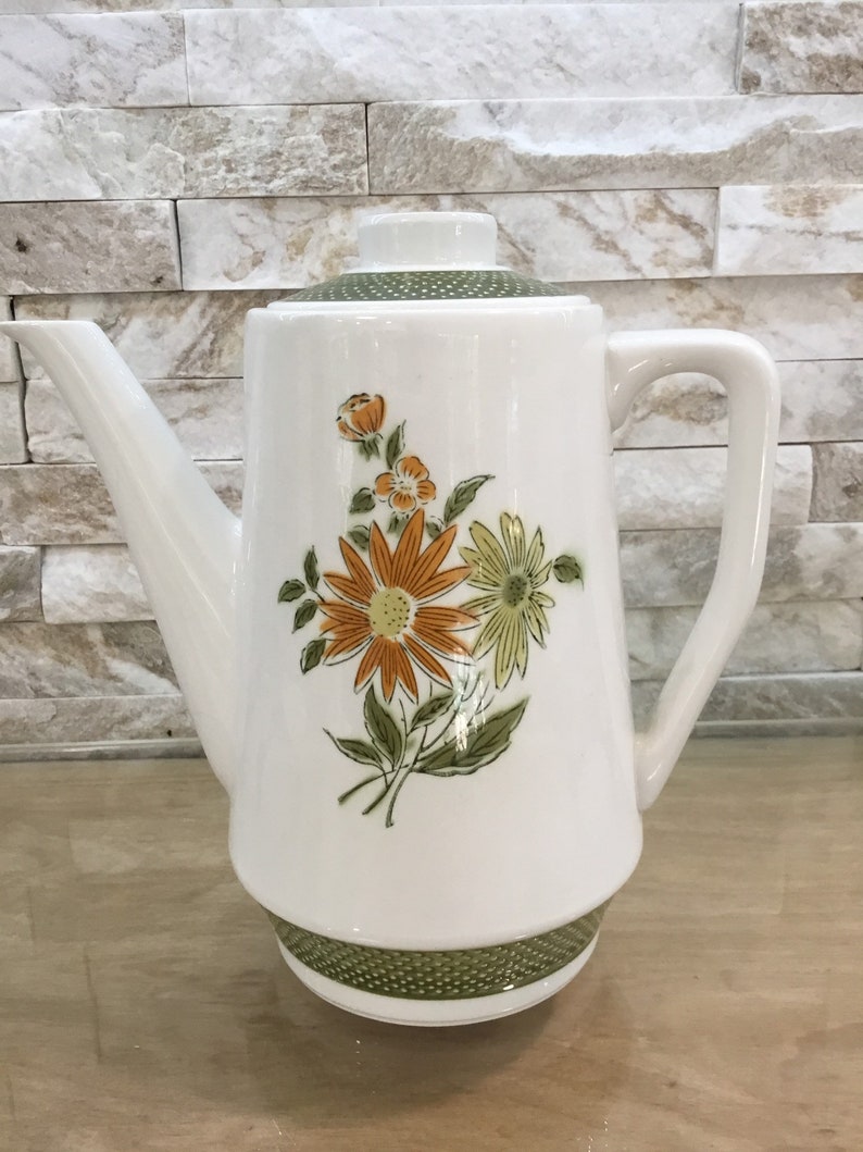 Ceramic Coffee Server Bellegay by Ironstone Etsy