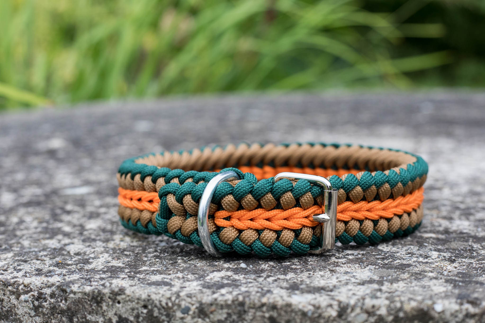 Adjustable Dog Collar Paracord Dog Collar With Microcord Etsy Australia