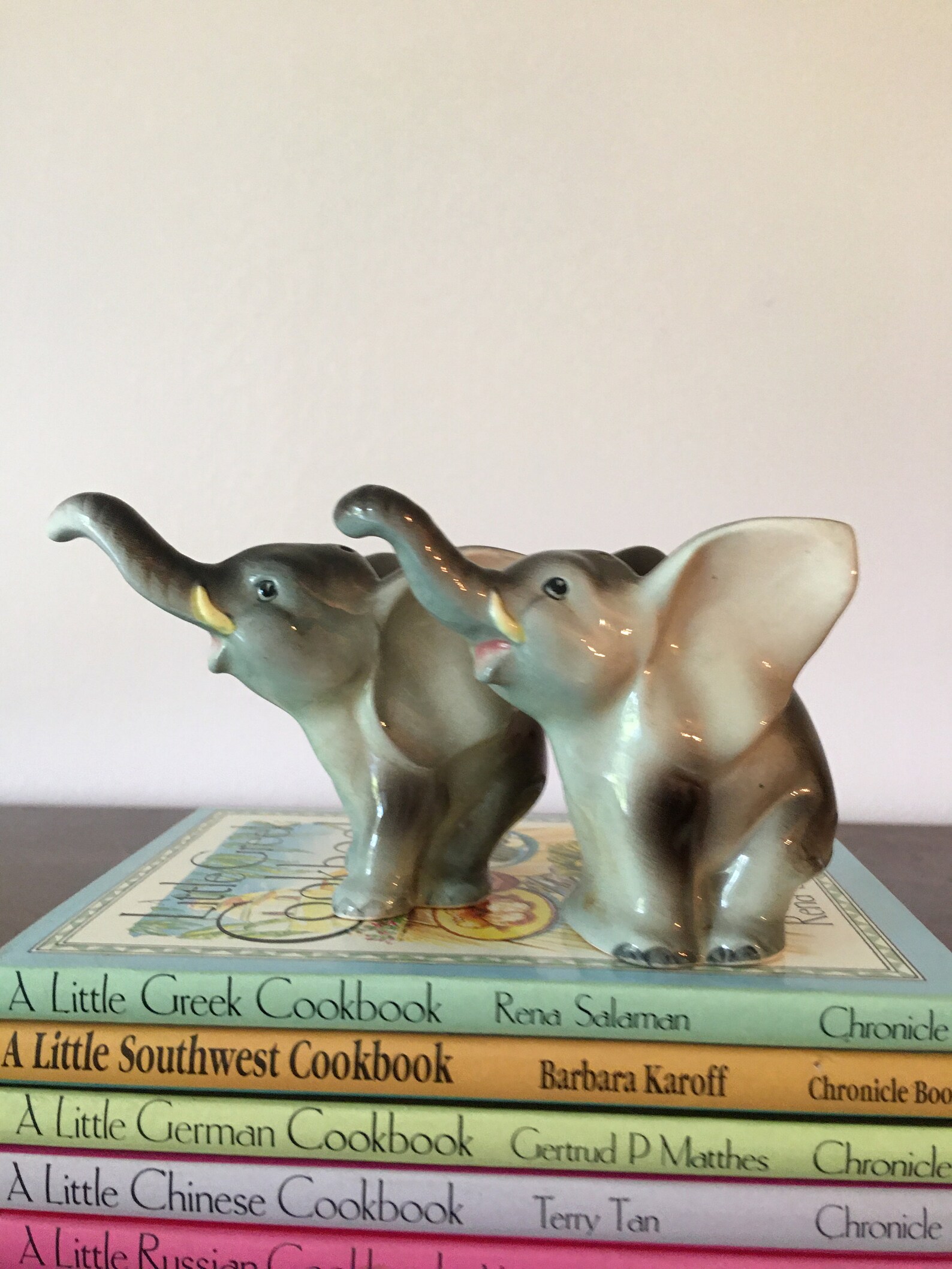 Vintage Elephant Salt and Pepper Shakers Made in Japan Rare Etsy