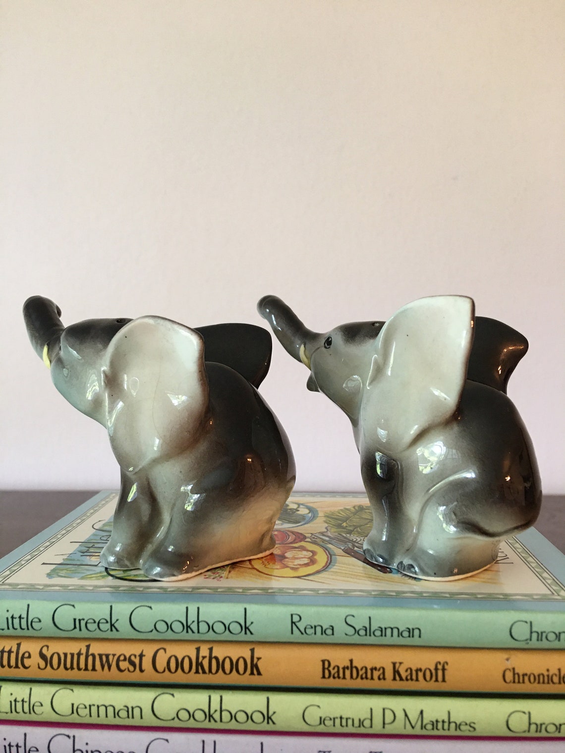 Vintage Elephant Salt and Pepper Shakers Made in Japan Rare Etsy