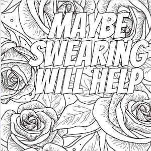 Coloring Page For Adults Digital Coloring Page Exotic Etsy