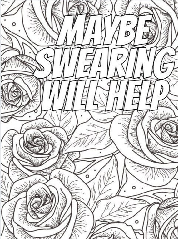 Things I Want To Say At Work But Can't: Swear word, Swearing and Sweary  Designs-Swear Word Coloring Book - Swearing Coloring Book for Adults.  (Paperback)