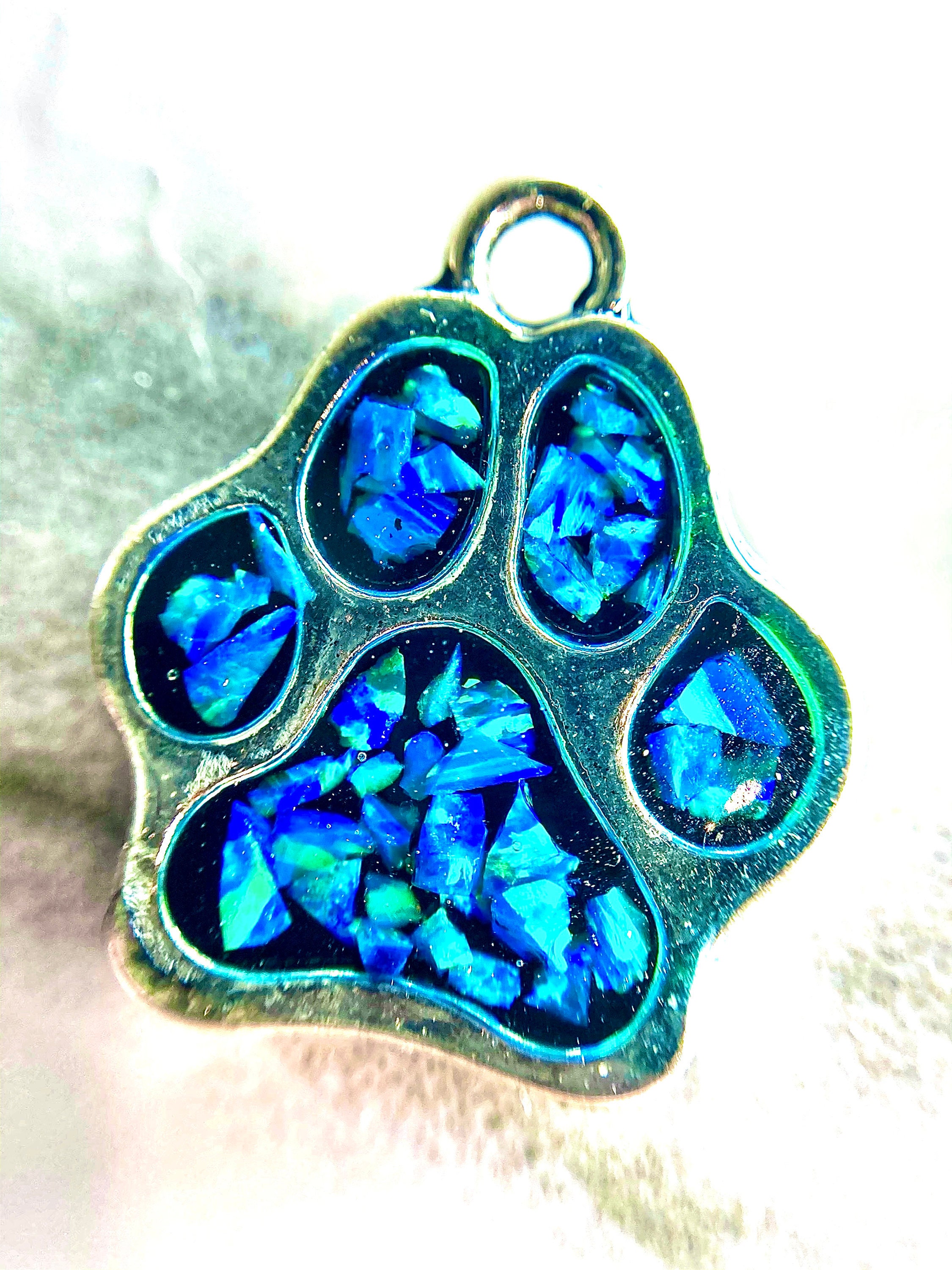 Paw Print Charm Charm Bracelet Paw Necklace Paw Charm Etsy