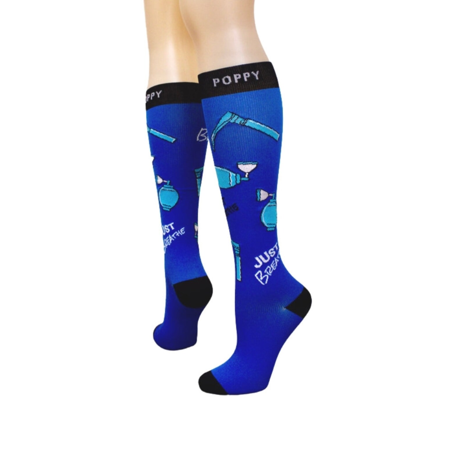 Just Breathe Compression Socks for Nurses Etsy
