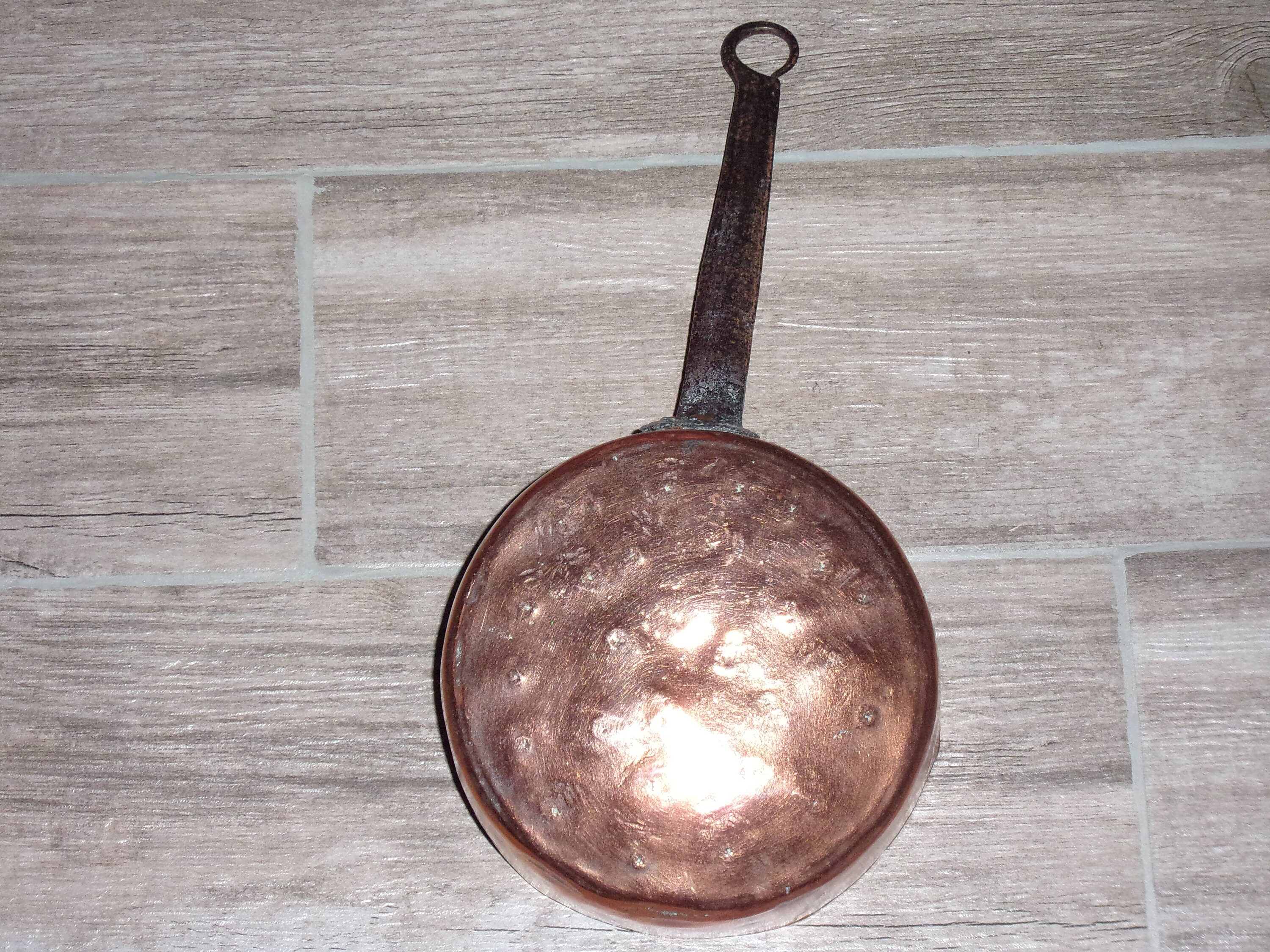 Casserole en Cuivre Ancienne Francaise