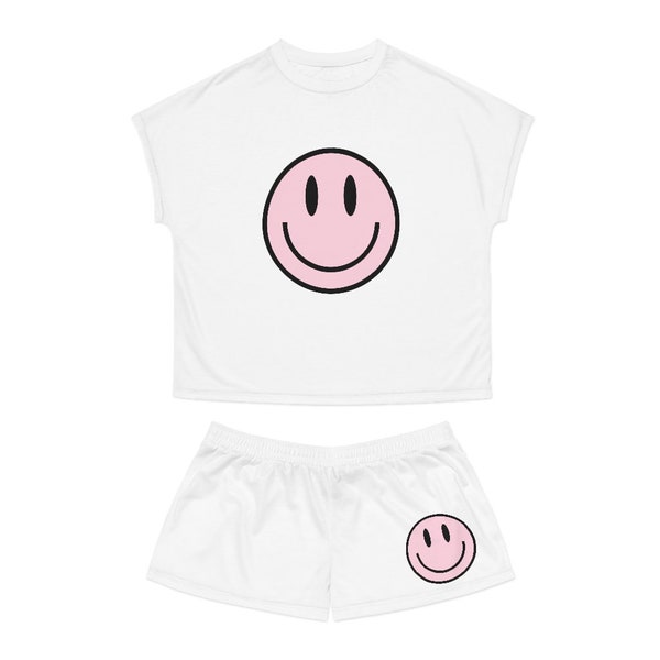 Smiley Face Pajamas Preppy Etsy UK