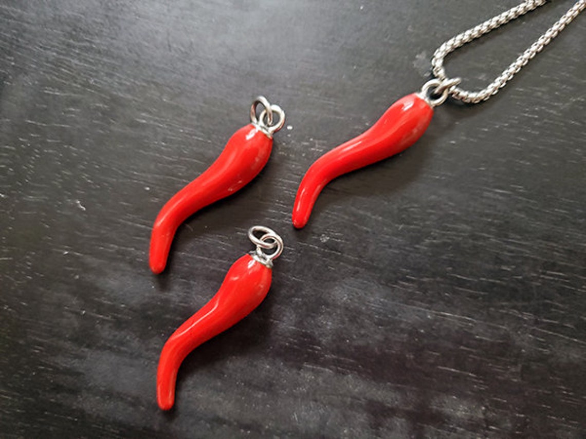 Chili Pepper Pendant Chili Pepper Red Pendant Jewelry Etsy