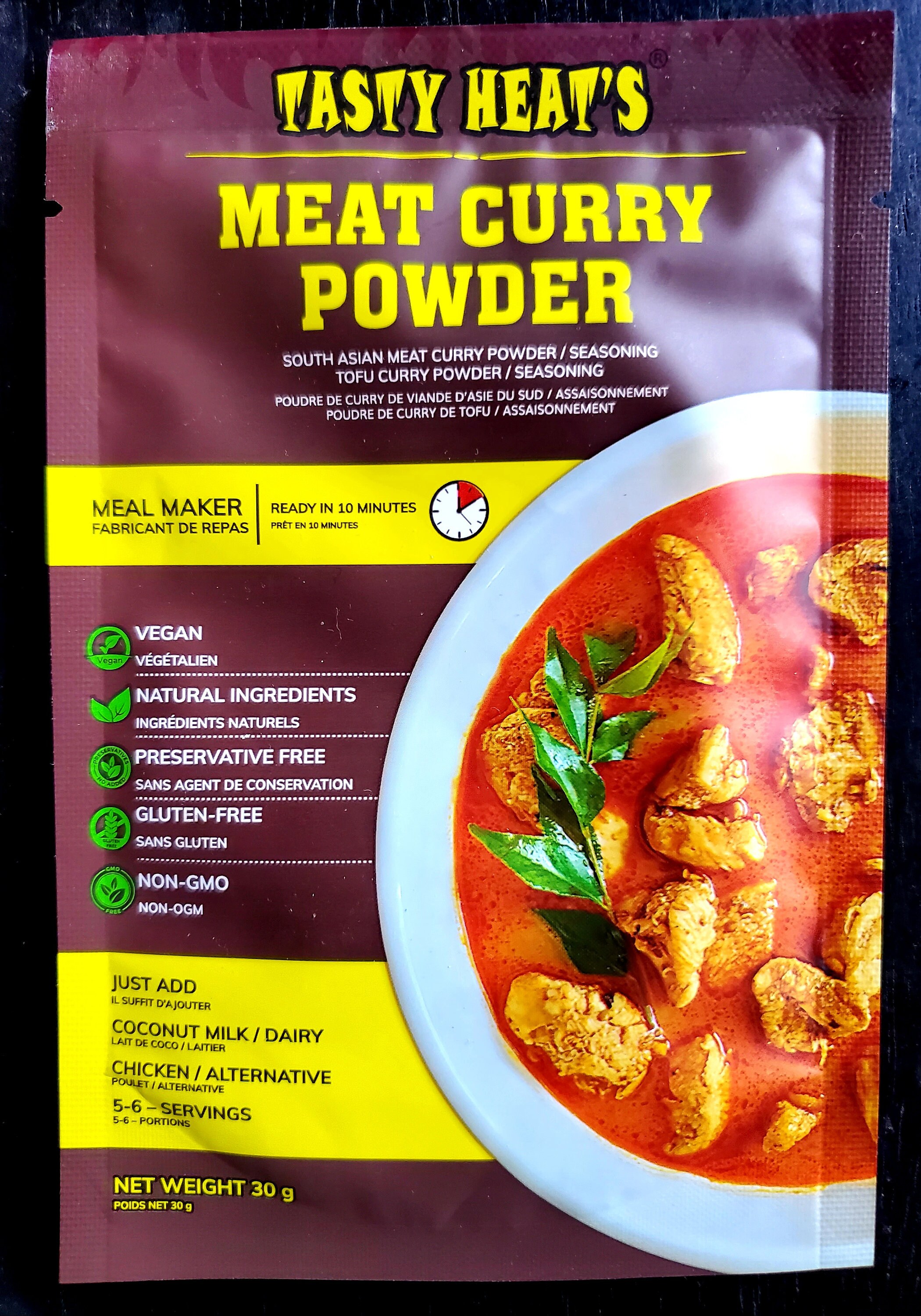 Curry Powder Meat 5 Packs Curry Mix MEAL MAKER Just add Etsy