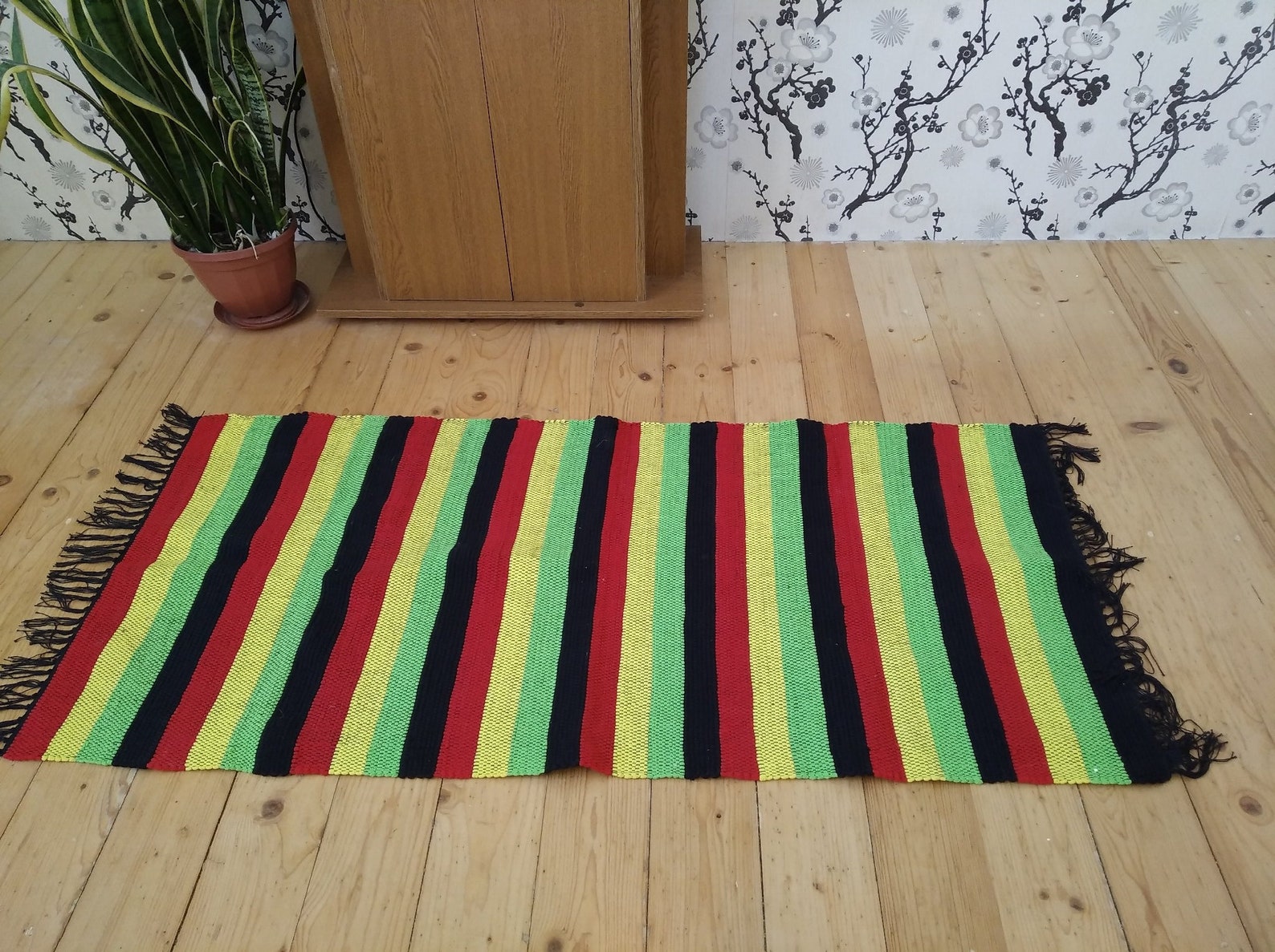 Home Rug Jamaica. Hand Woven Rug. Home decor. Etsy