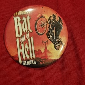 A 50mm Bat Out Of Hell Magnet